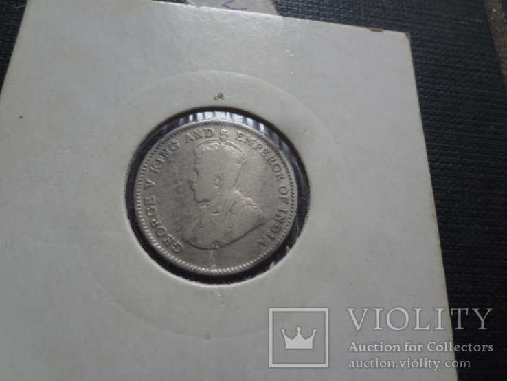 10 центов 1926 Стрейтс Сеттлементс  серебро     холдер 111~, фото №4
