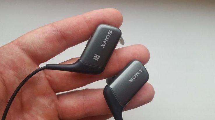 Bluetooth наушники Sony MDR-AS600BT black Оригинал (код 142), фото №3