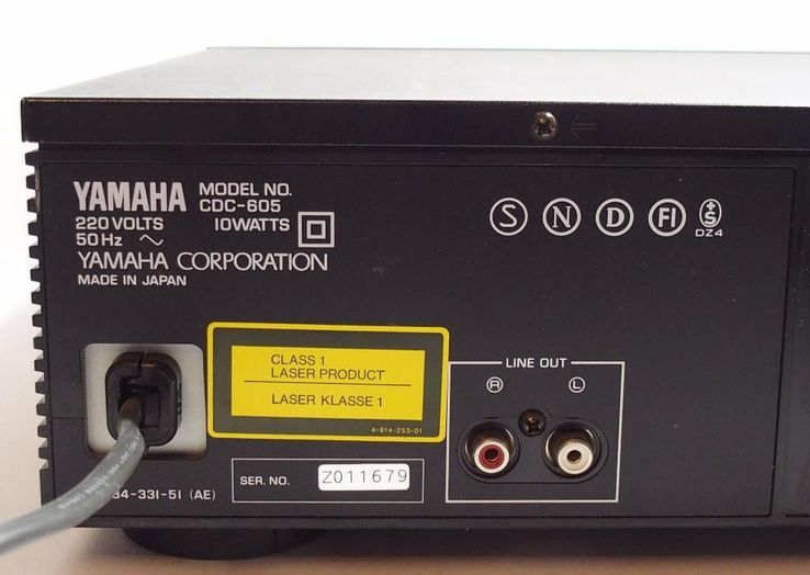 CD player Yamaha CDC-605 5 CD Compact Disc Changer (код 949), фото №6