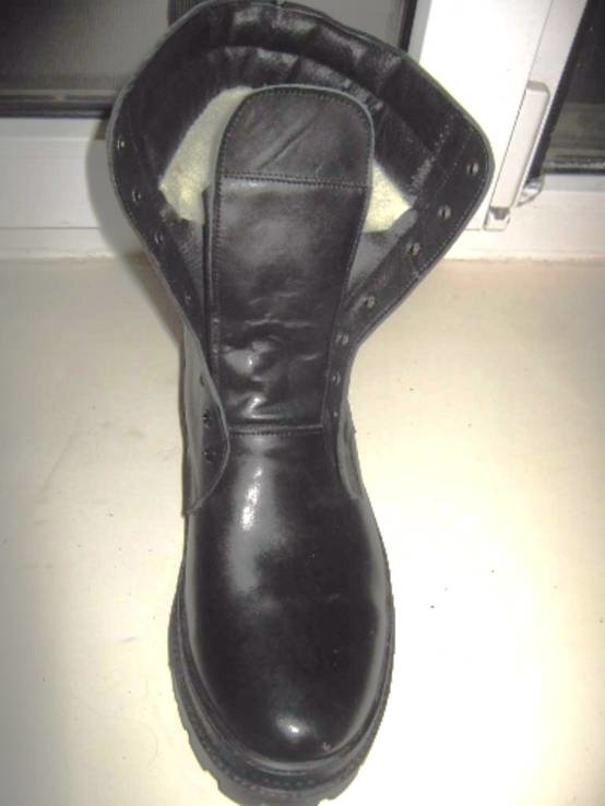 Ботинки высокие 100% кожа на меху Размер 40 - 26 см., фото №4