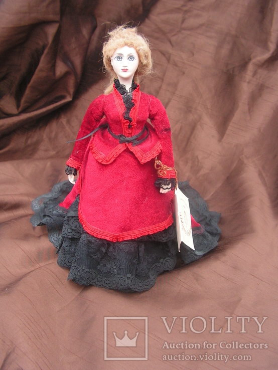 Викторианская кукла ЛУИЗА, ручная работа, фото №2