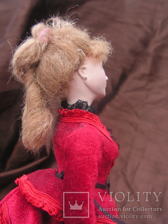 Викторианская кукла ЛУИЗА, ручная работа, фото №7