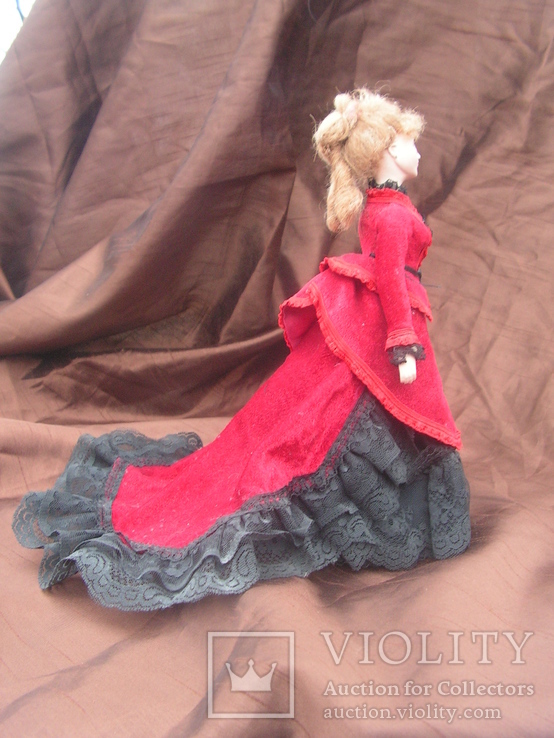 Викторианская кукла ЛУИЗА, ручная работа, фото №8