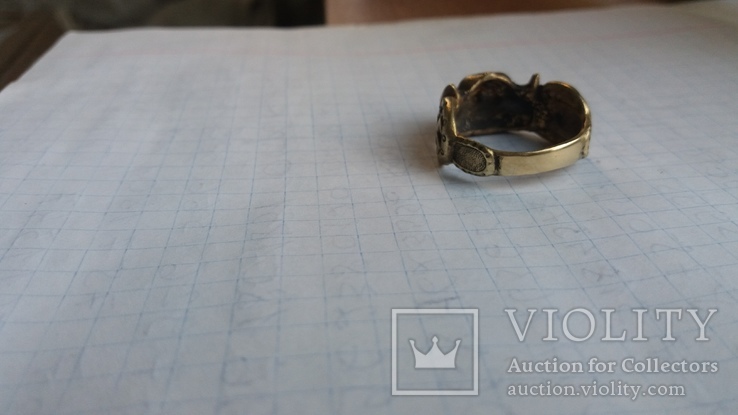 Кольцо викинг  бронза  копия, фото №4
