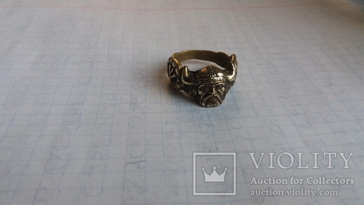 Кольцо викинг  бронза  копия, фото №7
