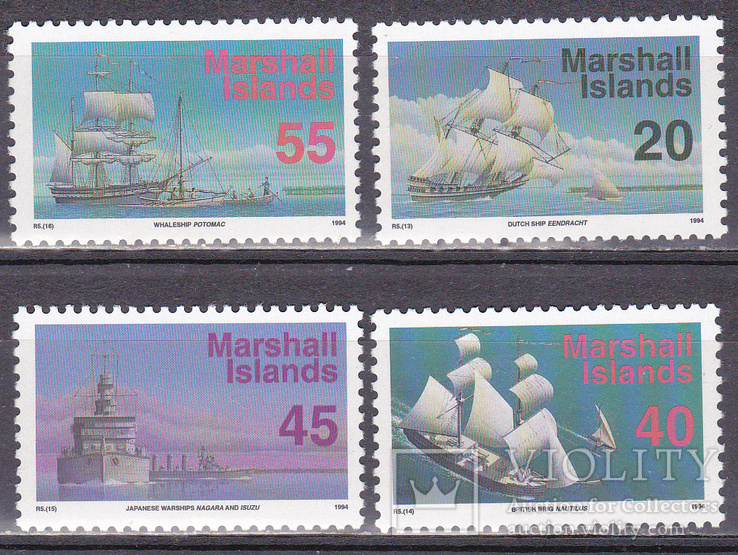 Маршалловы о-ва 1994 Транспорт, Корабли MNH