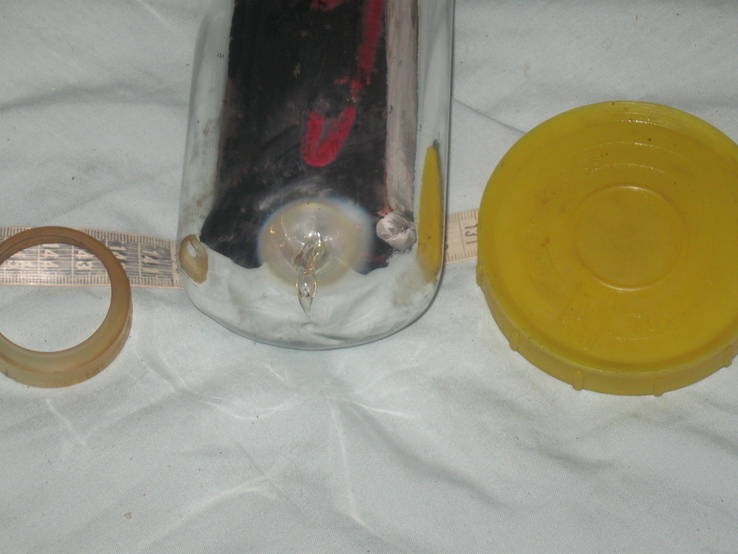  стеклянная колба для маленького  термоса, фото №5