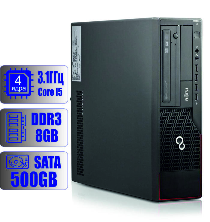 Системный блок Fujitsu 4-ядра 3.1GHz/DDR3-8Gb/HDD-500Gb, фото №2