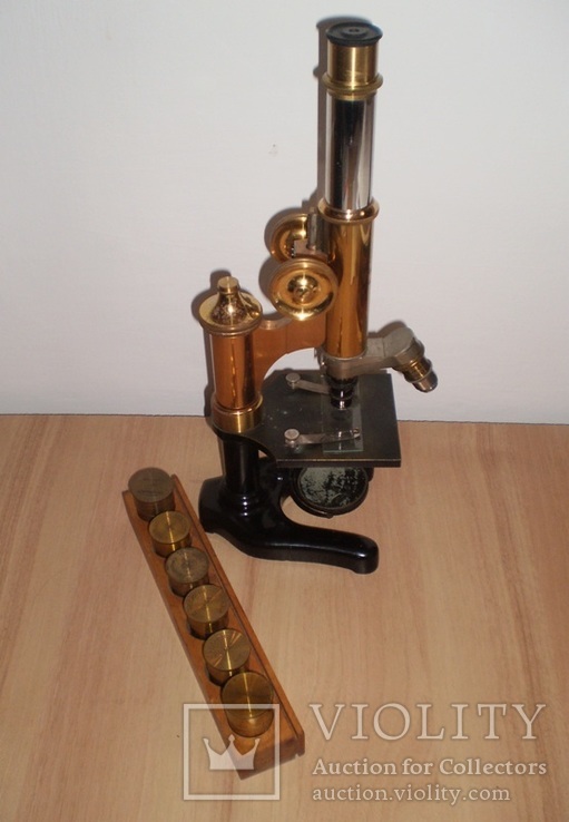 Микроскоп старинный E. LEITZ  WETZLAR №162502, фото №3