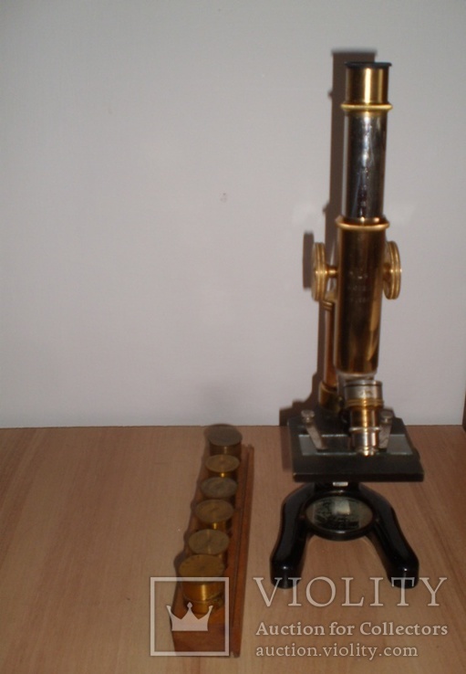 Микроскоп старинный E. LEITZ  WETZLAR №162502, фото №4