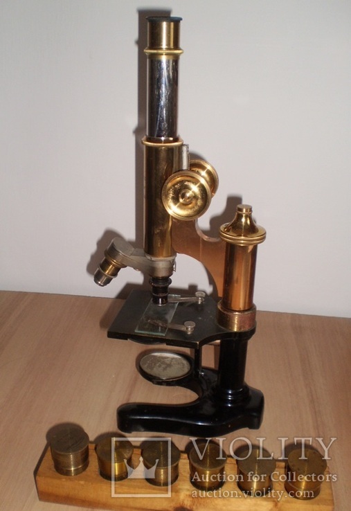 Микроскоп старинный E. LEITZ  WETZLAR №162502, фото №5
