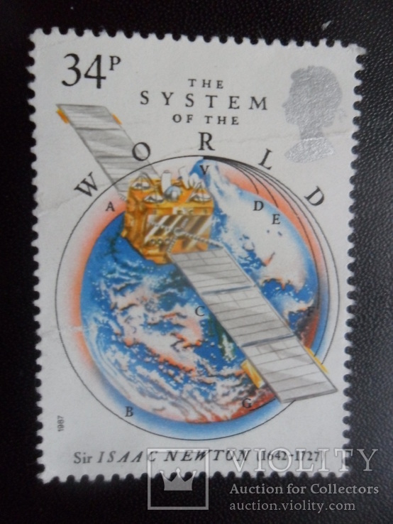 Космос. Великобритания. Спутник.  марка MNH