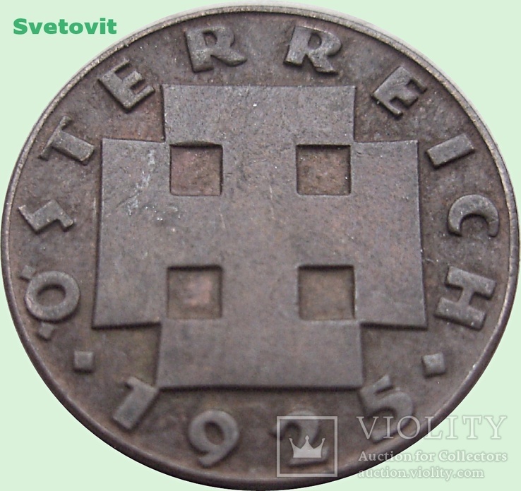 168.Австрия 2 гроша, 1925 год, фото №3