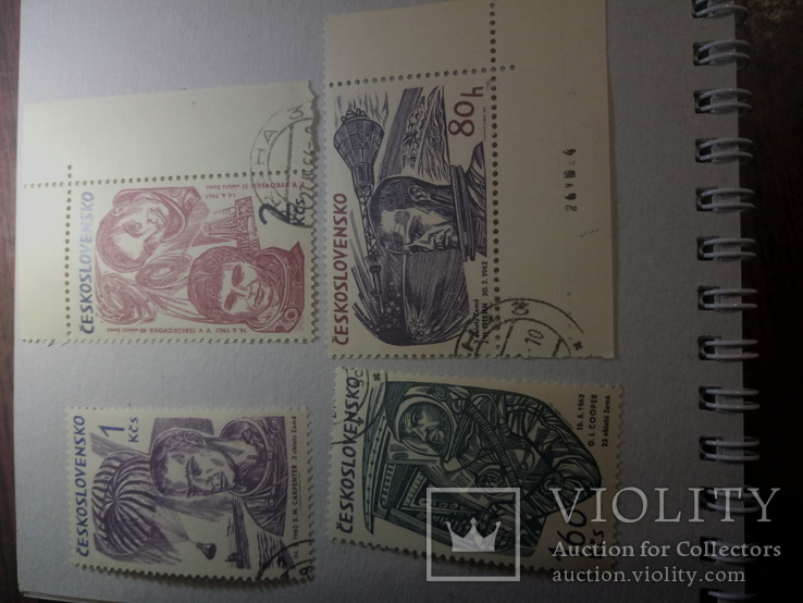 Почтовые марки. Чехословакия. 1964. Освоение космоса, фото №4
