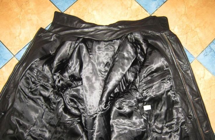 Утеплённая кожаная мужская куртка ECHTES LEDER. Германия.  Лот 292, фото №6