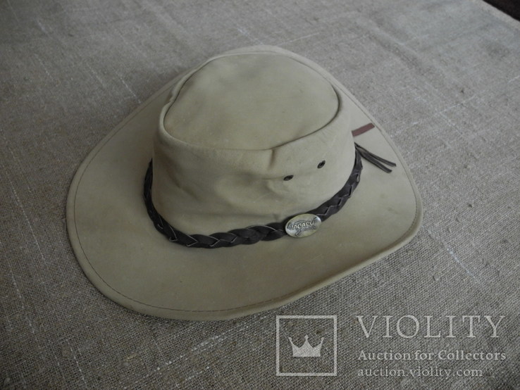 Шляпа кожаная вестерн JACARU p. M ( Australia ) Новое оригинал, фото №4