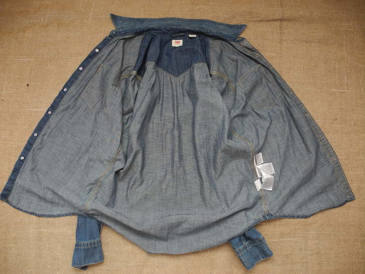 Рубашка джинсовая Levis р. XL ( НОВОЕ ) , numer zdjęcia 3