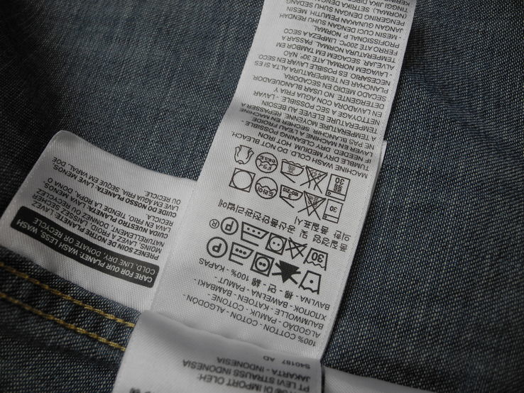 Рубашка джинсовая Levis р. XL ( НОВОЕ ) , фото №5