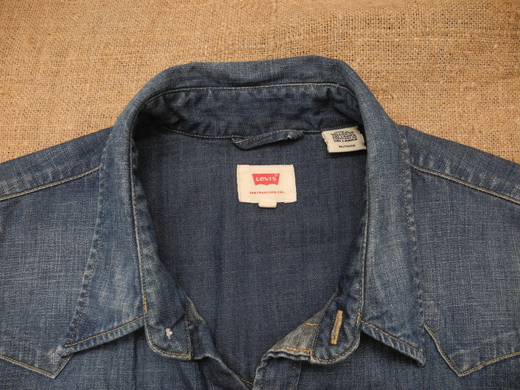 Рубашка джинсовая Levis р. XL ( НОВОЕ ) , фото №6