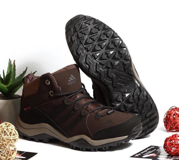 0264 buty Sportowe Adidas Brązowe Naturalny Nubuk rozmiar 41 wkładka 26 cm, numer zdjęcia 2