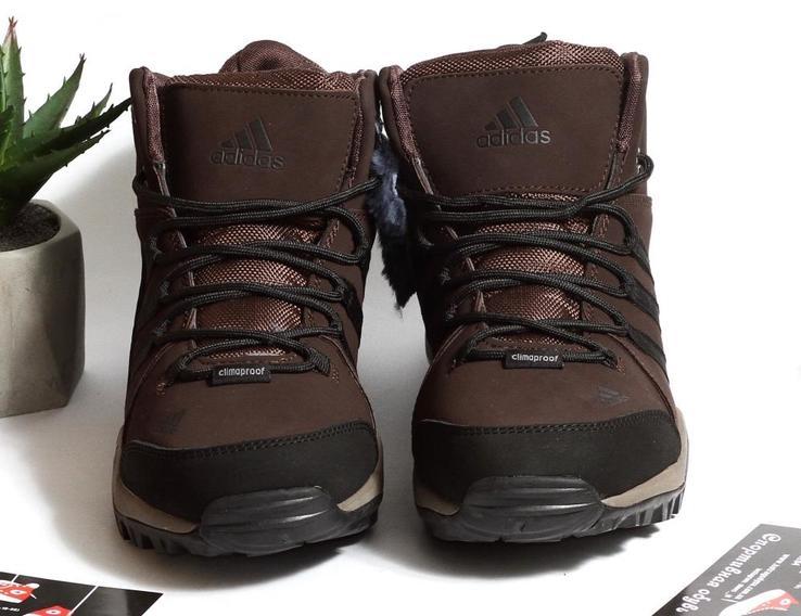 0264 buty Sportowe Adidas Brązowe Naturalny Nubuk rozmiar 41 wkładka 26 cm, numer zdjęcia 6