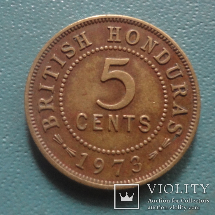 5 центов 1973 Британский Гондурас  (Ж.2.2)~, фото №2