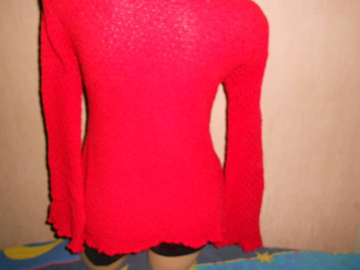 Piękny ażurowy sweter, tunika , rozmiar S/m, nasz 44/46., numer zdjęcia 6