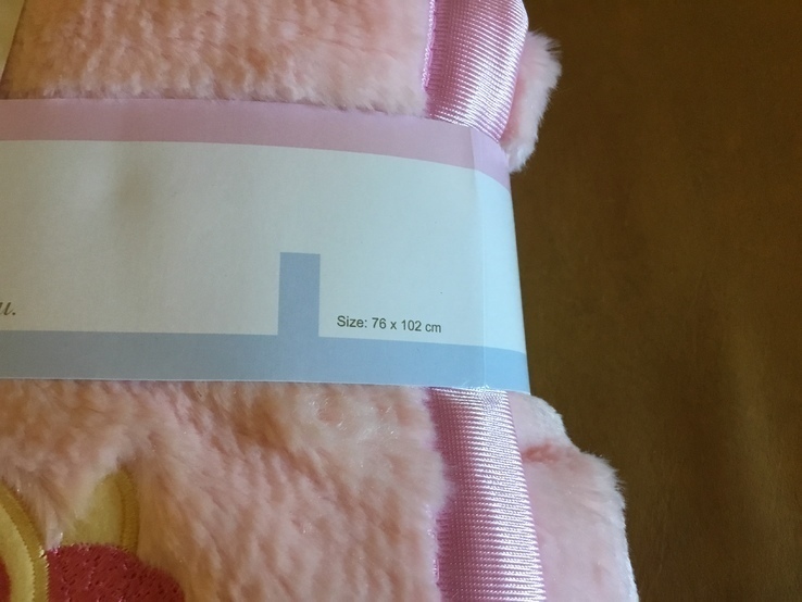Детское одеяло плед розовое, новое, фото №5
