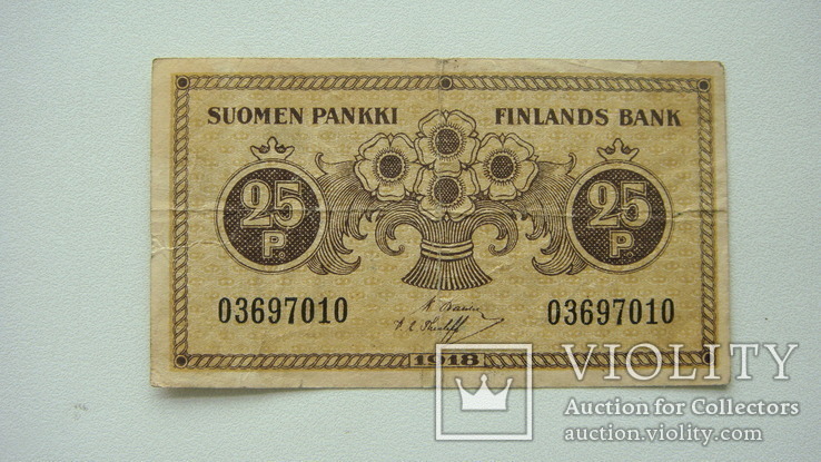 Финляндия 25 пенни 1918, фото №2