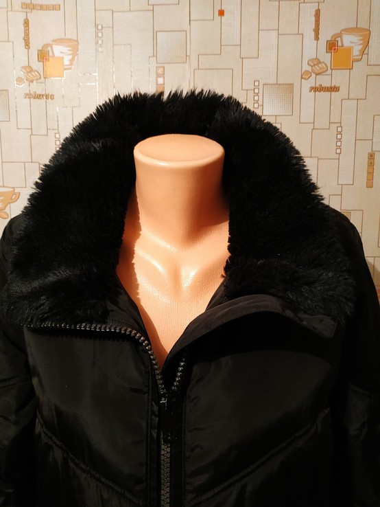 Куртка. Пальто длинное зимнее р-р прибл. XL, фото №7
