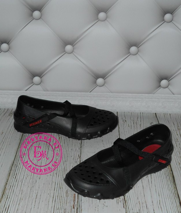 Черные кроксы, аквашузы steiner 41 размер, фото №12