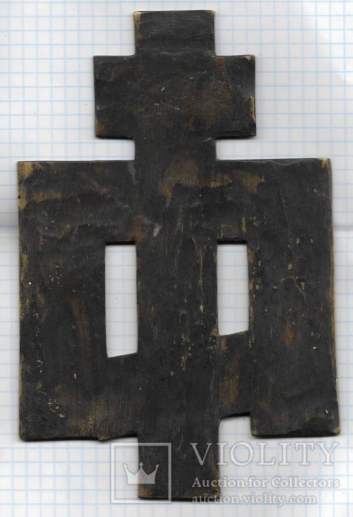Крест старинный с эмалью, фото №7