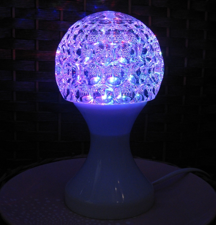 Диско светильник , праздничная лампа цветной свет, фото №5