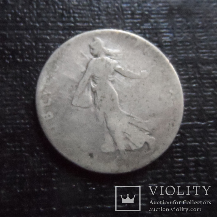 50 сантим 1898 Франция серебро   (К.2.19)~, фото №4