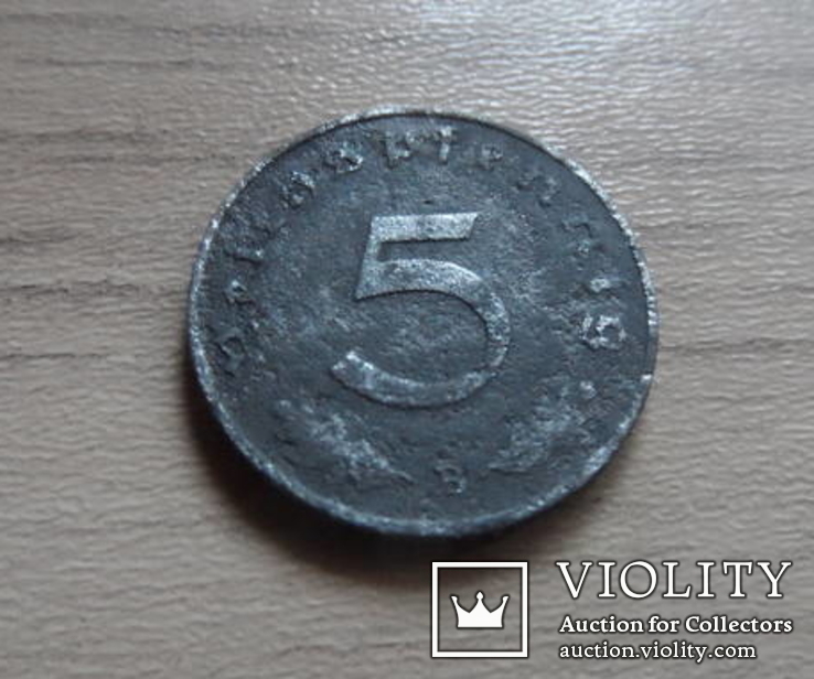 Германия / 3 рейх 5 пфеннигов 1940 B (Вена) (д.1.11)~