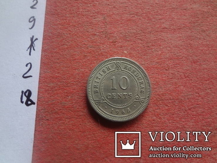 10 центов 1965 гондурас (ж.2.18)~, фото №4