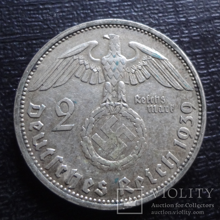2 марки 1939   серебро  (3.2.7)~, фото №3