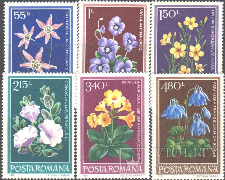 Румыния. 1979. Цветы **.