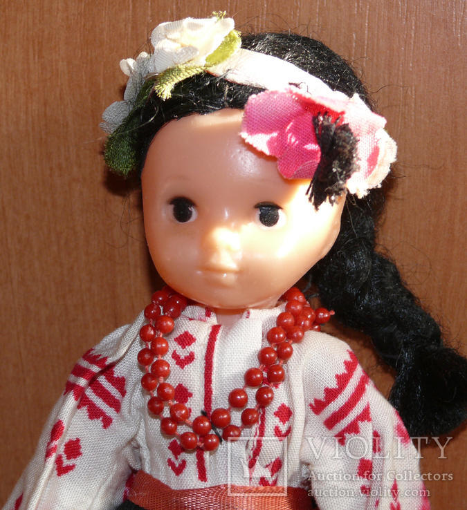 Кукла Украинка. Паричковая на Резинках. Из СССР, фото №8