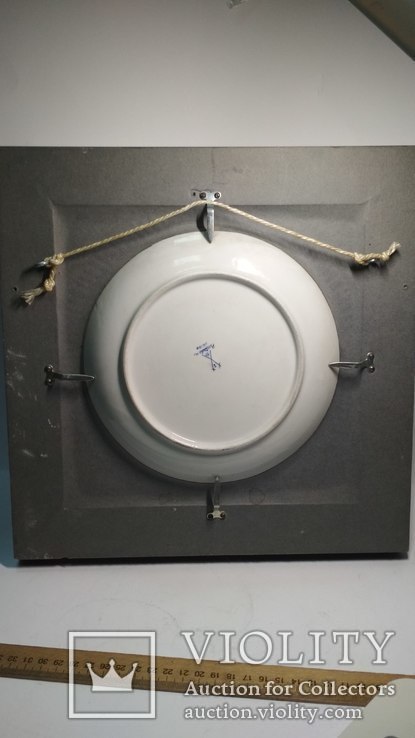 Старые тарелки ,ручная роспись, Европа, фото №4