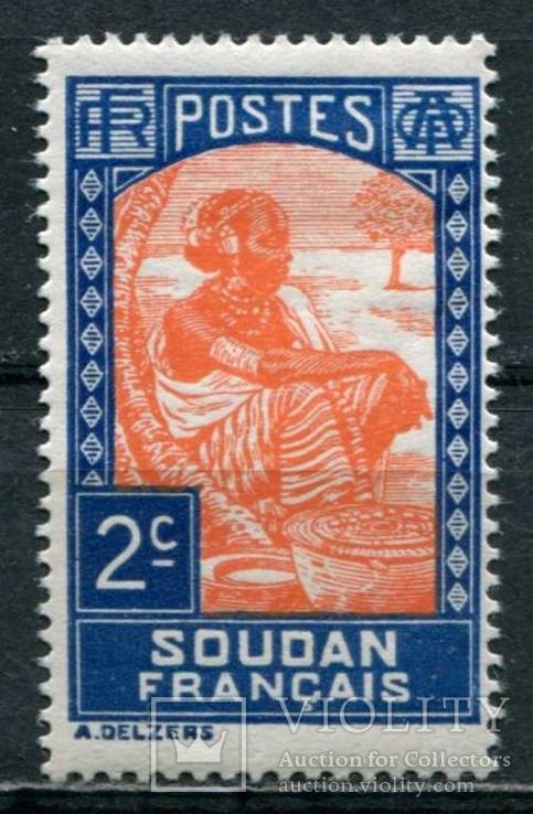 1931 Французские колонии Судан Суданская женщина 2с