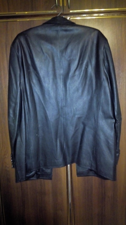 Пиджак кожаный, фото №8