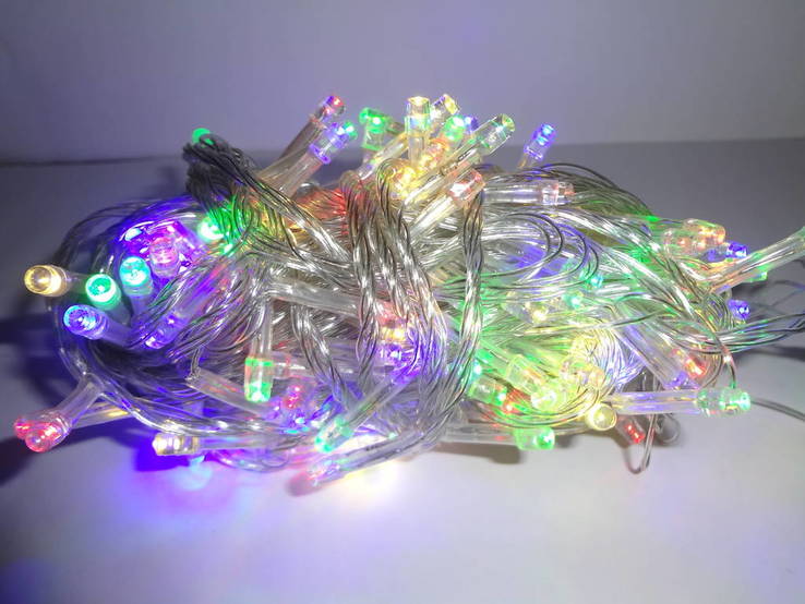 Новорічна гірлянда«Нитка» на 200 лампочок LED .Новогодняя гирлянда., photo number 4