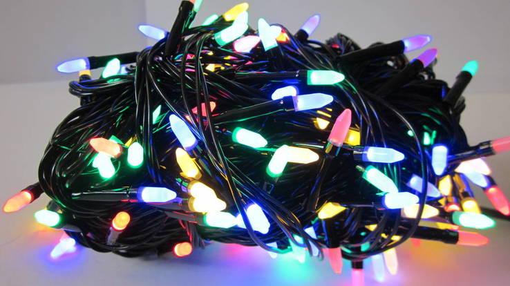 Новорічна гірлянда Конус-рис LED на 200 лампочок. Новогодняя гірлянда., фото №2