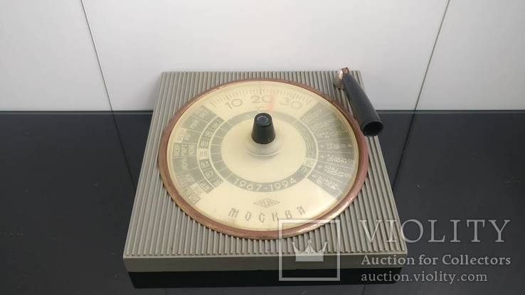 Настольный Календарь Термометр 1967 год, фото №6