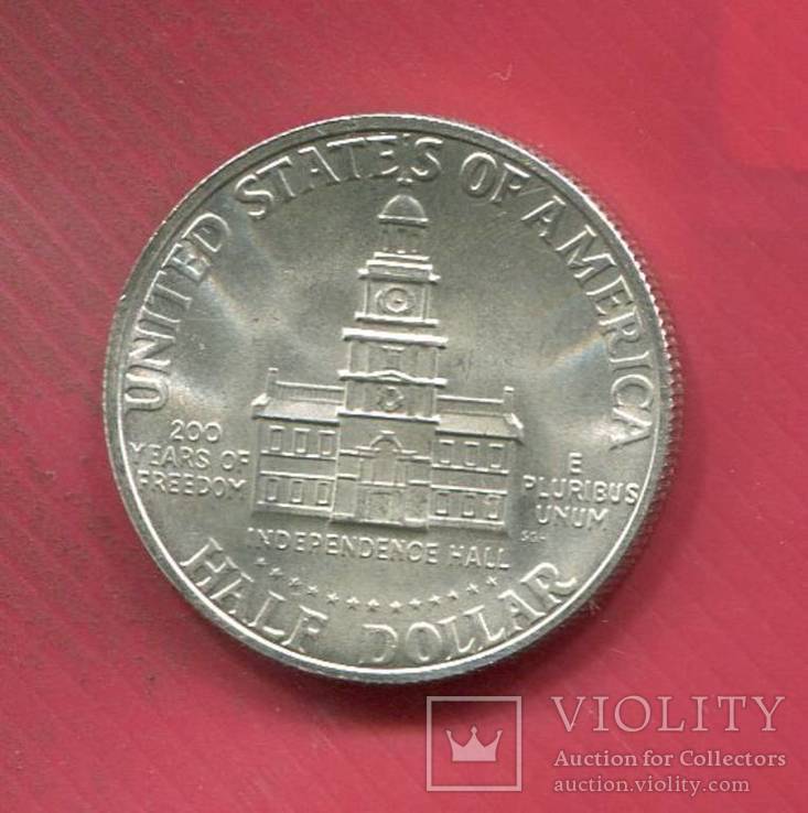США 1/2 доллара 1976 серебро UNC Юбилейные