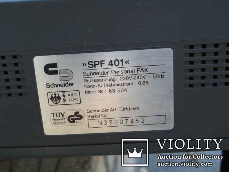 Факс немецкий Schneider, нерабочий + 2 кассеты для записи, фото №10