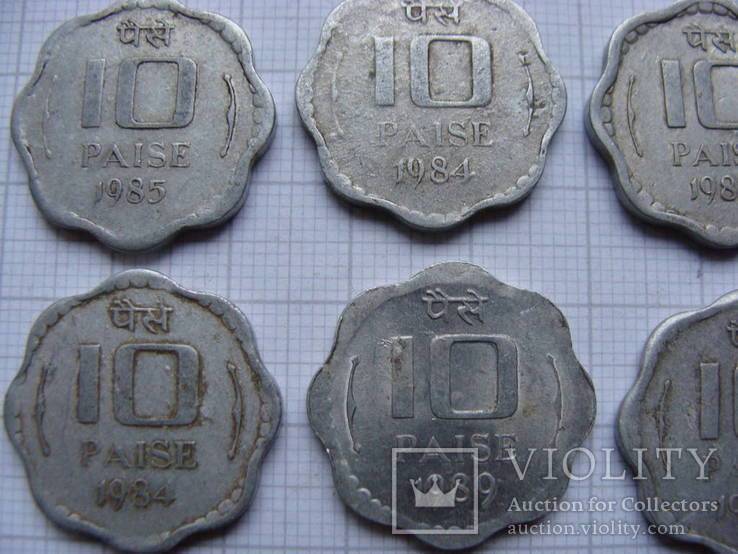 Монеты Индии 21 шт., фото №7