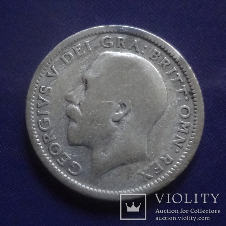 6 пенсов 1925 Великобритания серебро  (К.15.12)~, фото №4