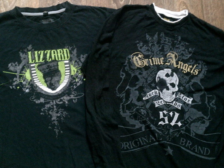 Grime Angels + Lizzard - стильные футболки, фото №2